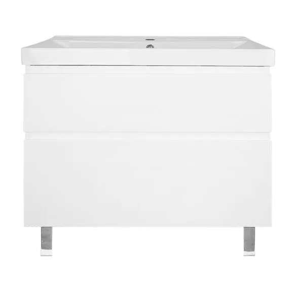 Комплект Тумба Мила 80Н 815х470х870 напольная, с раковиной Tempo 80 (CS00091366)