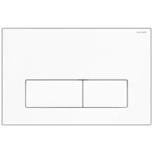 Кнопка смыва AZARIO NEW двойная, пластик, белый глянцевый (AZ-015.01)