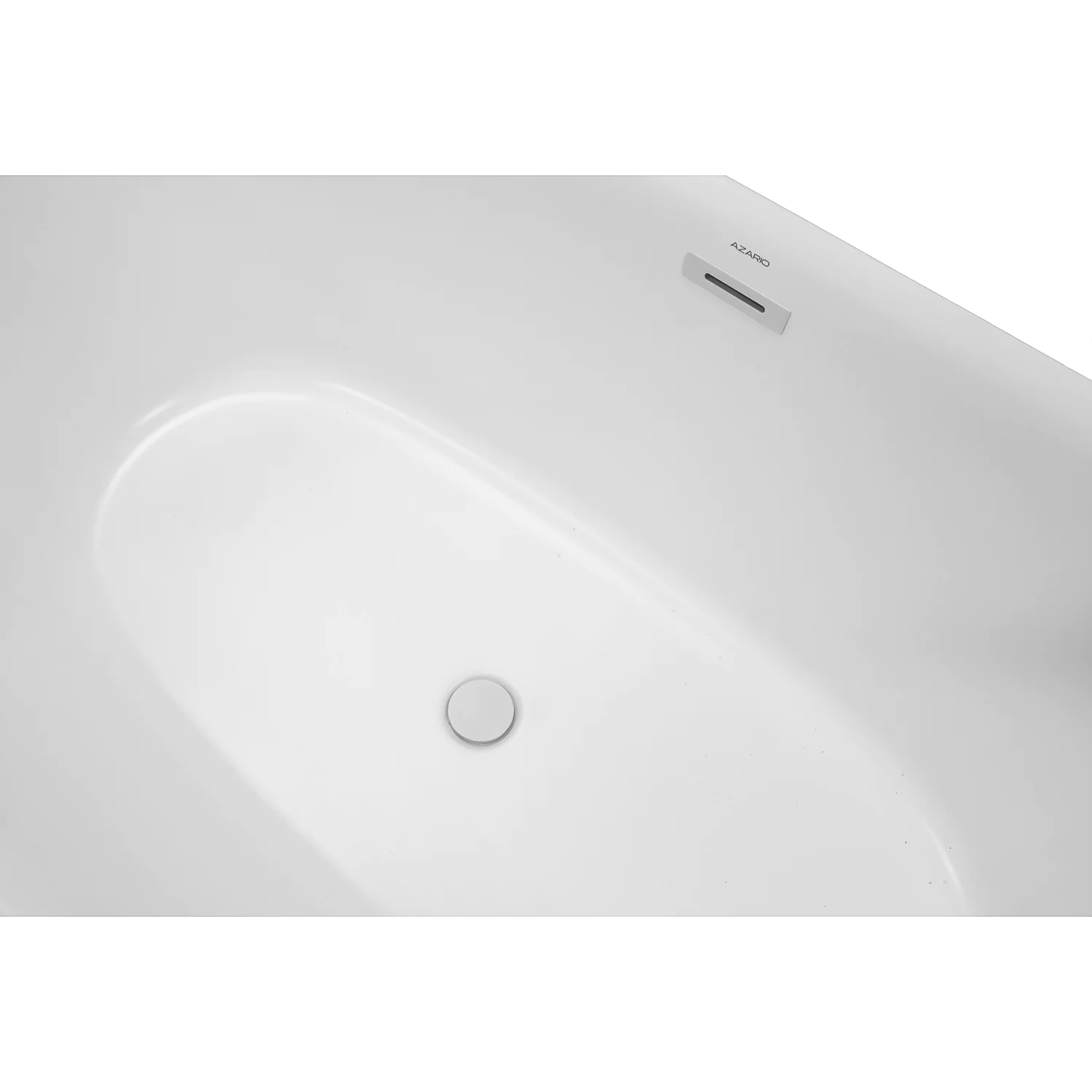 Ванна акриловая свободностоящая Azario GARDENIA Matt 1700*770*720 в комплекте с сифоном и металлической рамой (AZ-6608M) — фото №4