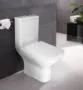 Унитаз-компакт Azario Iris 600х380х775 напольный, безободковый, с сиденьем микролифт (AZ 8353) — фото №14