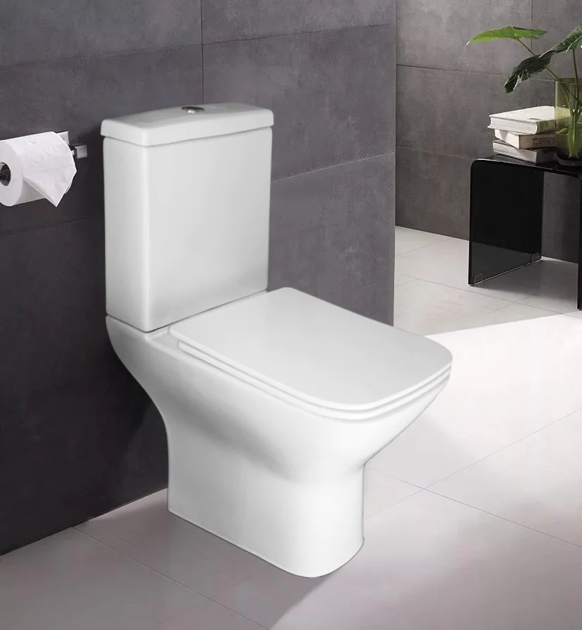 Унитаз-компакт Azario Iris 600х380х775 напольный, безободковый, с сиденьем микролифт (AZ 8353) — фото №14