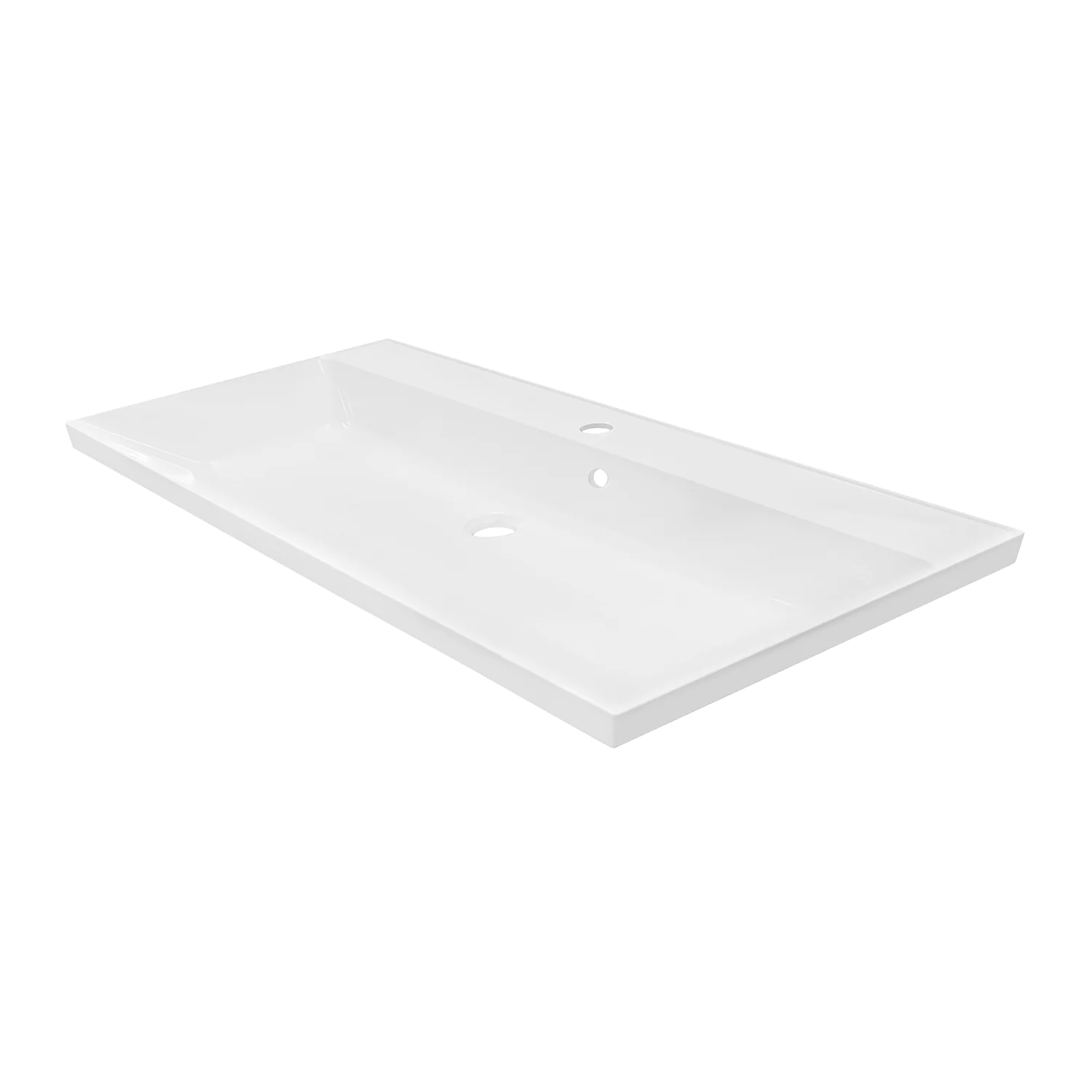 Комплект Тумба Azario Viola 100/2 подвесная БЕЛЫЙ МАТОВЫЙ с раковиной Астория 100 (CS00097149) — фото №6