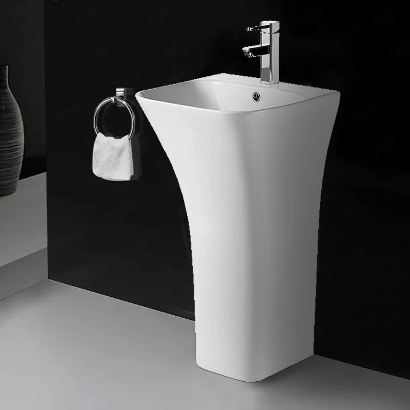 Раковина напольная AZARIO FRETTA SQUARE 450х435х835 отдельностоящая, прямоугольная (AZ-315) — фото №2