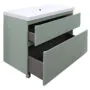 Тумба Azario Viola 100/2Н напольная ФИСТАШКОВЫЙ БЕЗ РАКОВИНЫ Астория 100 (CS00096735) — фото №4