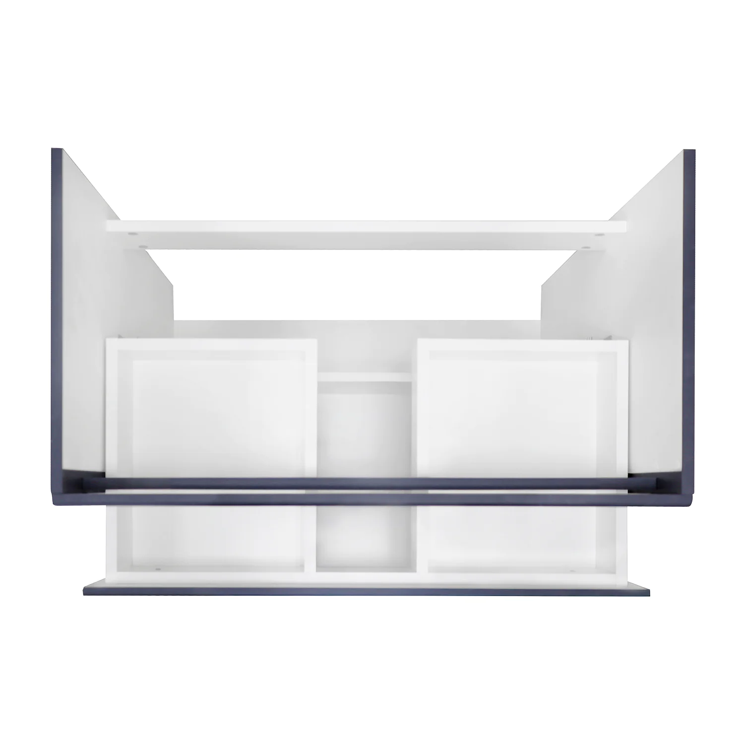 Тумба Azario Эстима 80/2Н напольная БЕЗ РАКОВИНЫ Астория 80 Графит (CS00094552) — фото №5