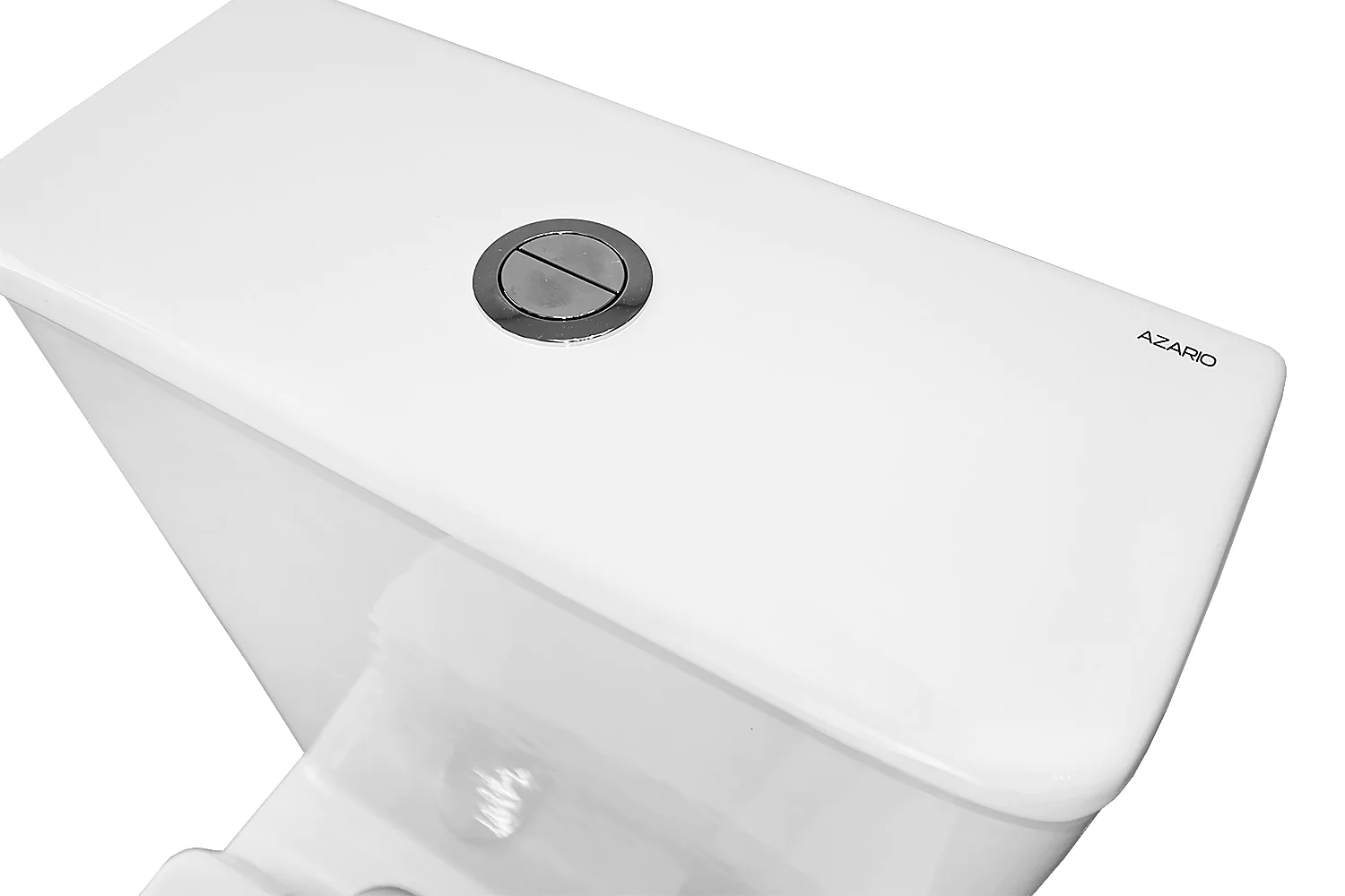 Унитаз-компакт Azario VELISE 355х625×810 напольный, безободковый в комплекте с быстросъемным сиденьем микролифт (AZ-1222A) — фото №8