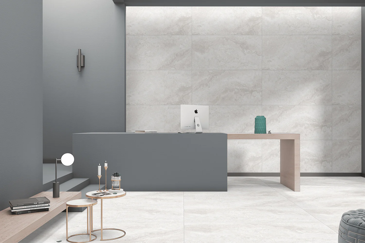 Плитка керамогранитная AZARIO CALLIZA SILVER 60х120 Matt (F4110821130M) — фото №5