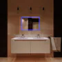 Зеркало AZARIO Livia-RGB 800х600 сенсорный выключатель с функцией диммера, мульти-цвет (LED-00002638) — фото №3