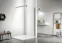 Душевая перегородка Azario CHICAGO Walk-in 1200×1950 прозрачное стекло 8 мм, покрытие EASY CLEAN, цвет профиля черный (AZ-NAR6310 1200 Black) — фото №3
