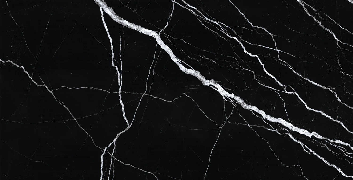 Плитка керамогранитная AZARIO PORTORO NERO 60х120 High Glossy (P4120821120HG) — фото №1