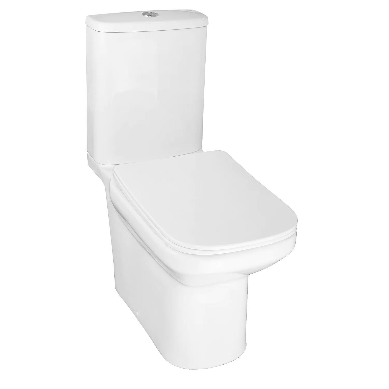 Унитаз-компакт Azario Wandy 350х614х795 напольный, безободковый, с быстросъемным сиденьем микролифт (AZ-56D) — фото №2