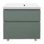 Комплект Azario Тумба Viola 80/2Н напольная ФИСТАШКОВЫЙ под раковину Астория 80 (CS00097139) — фото №4