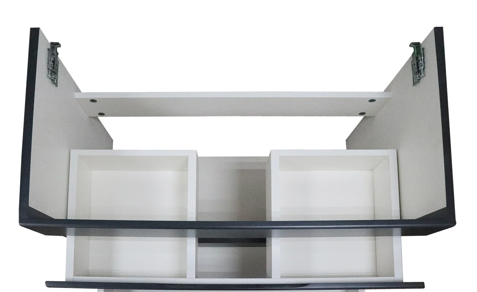 Комплект Azario Тумба Эстима 80/2 795х447х555 подвесная, с раковиной Астория 80, графит (CS00094589) — фото №4