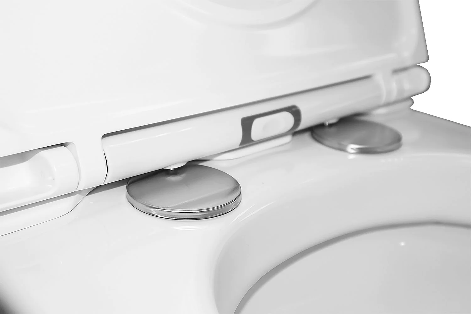 Унитаз импульсный Azario 360х570х375 подвесной, полукруглый, быстросъемное сиденье микролифт, монтажная рама в комплекте (AZ-102C) — фото №6