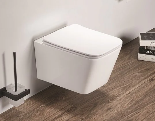 Унитаз подвесной Azario NOVA 530х350х360 безободковый, с ультра тонким сиденьем микролифт, белый (AZ-2216) — фото №3