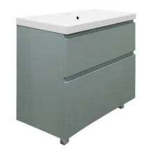 Комплект Azario Тумба Viola 80/2Н напольная ФИСТАШКОВЫЙ под раковину Астория 80 (CS00097139)