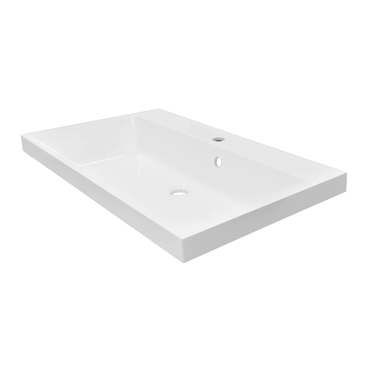 Комплект Azario Тумба Viola 80/2Н напольная БЕЛЫЙ МАТОВЫЙ под раковину Астория 80 (CS00097140) — фото №7