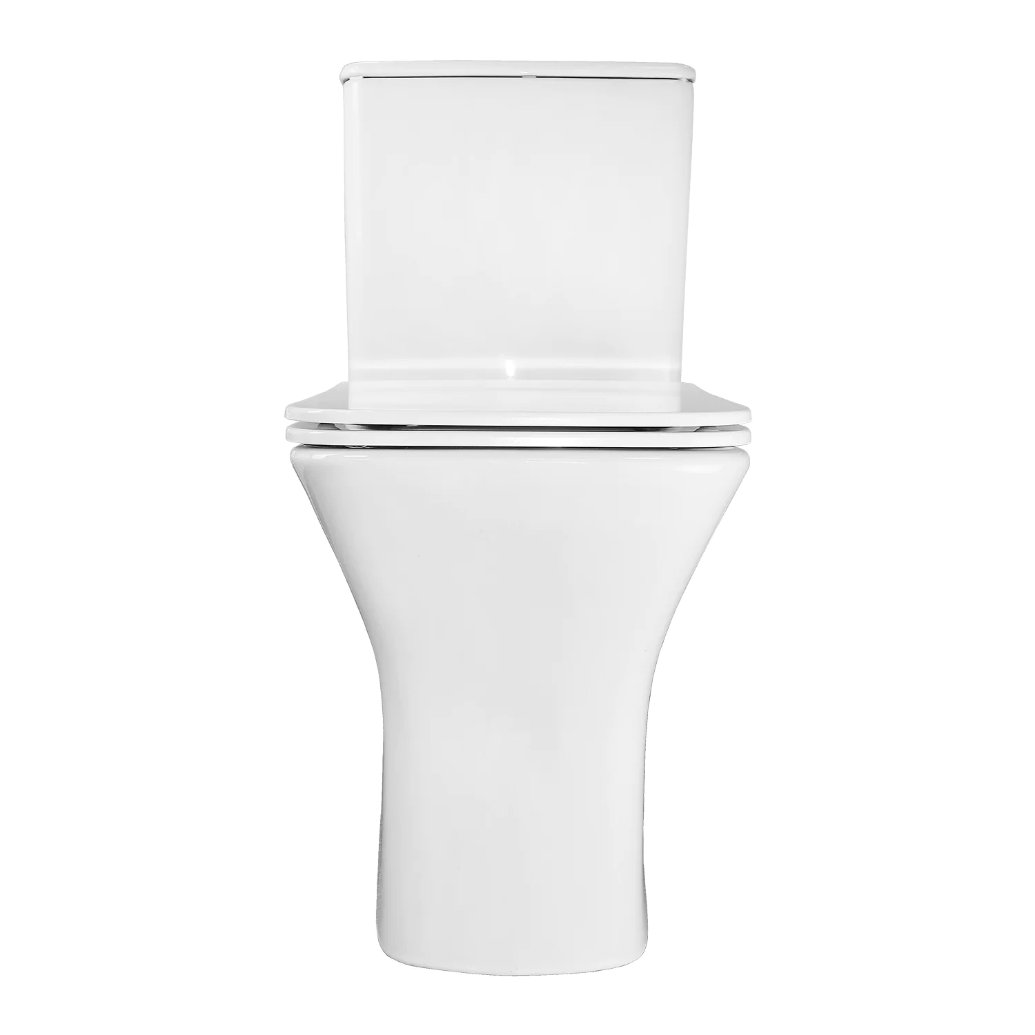 Унитаз-компакт Azario FRETTA Square N 340х650х770 напольный, безободковый, c быстросъемным сиденьем микролифт (AZ-1038A N) — фото №11