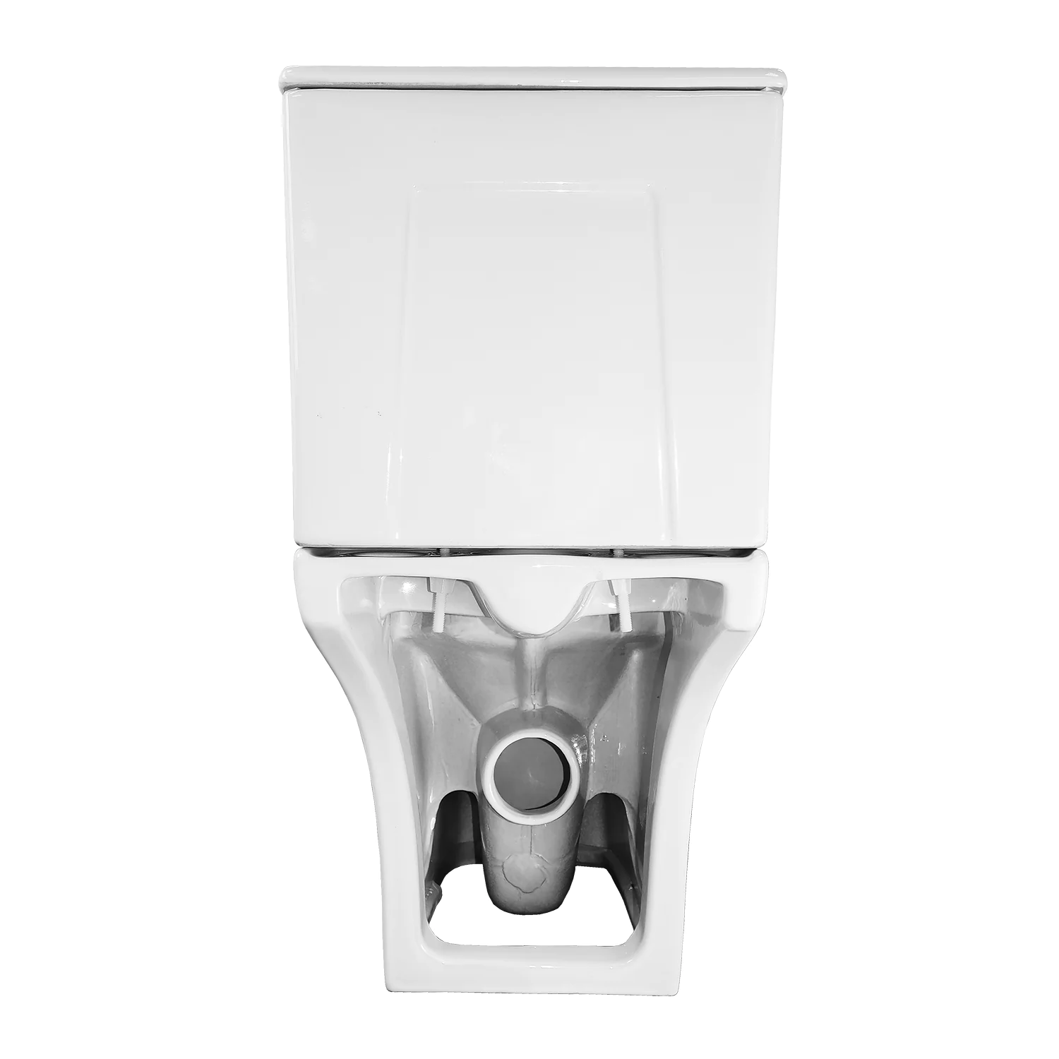 Унитаз-компакт Azario FRETTA Square N 340х650х770 напольный, безободковый, c быстросъемным сиденьем микролифт (AZ-1038A N) — фото №13