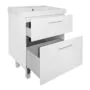 Комплект Azario Тумба Ника 60 Н 610х480х860 напольная, с раковиной Tempo 60 (CS00091368) — фото №3