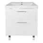 Комплект Azario Тумба Ника 60 Н 610х480х860 напольная, с раковиной Tempo 60 (CS00091368)