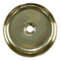 Раковина-чаша Azario 355х355х120 накладная, круглая, белый, золото (AZ-3134-ST-WG) — фото №2