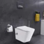 Унитаз подвесной Azario Hugo 350х480х363 c функцией биде, безободковый, с быстросъемным сиденьем микролифт (AZ-10007) — фото №14