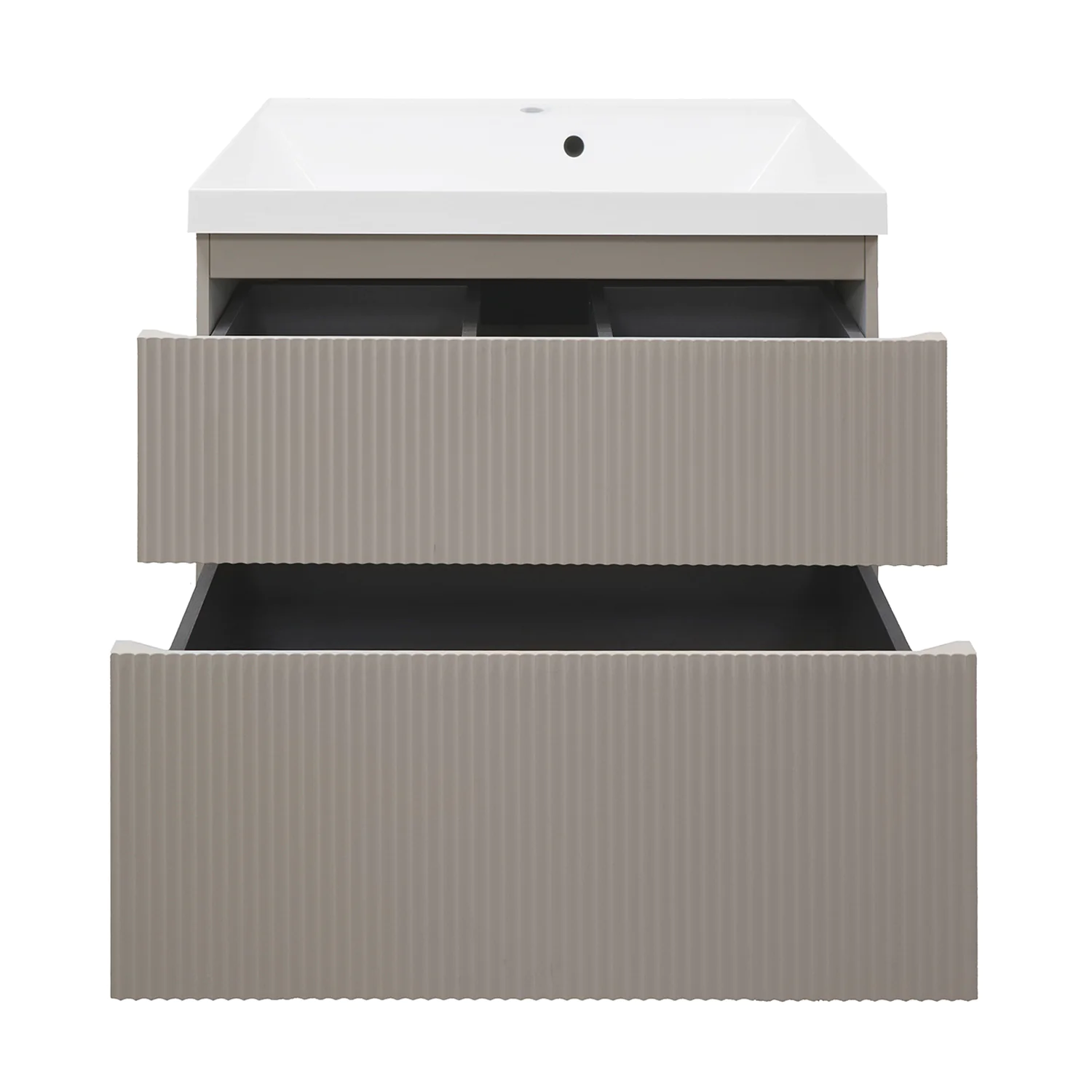 Комплект Azario Тумба Viola 80/2 подвесная БЕЖЕВЫЙ под раковину Астория 80 (CS00097144) — фото №3