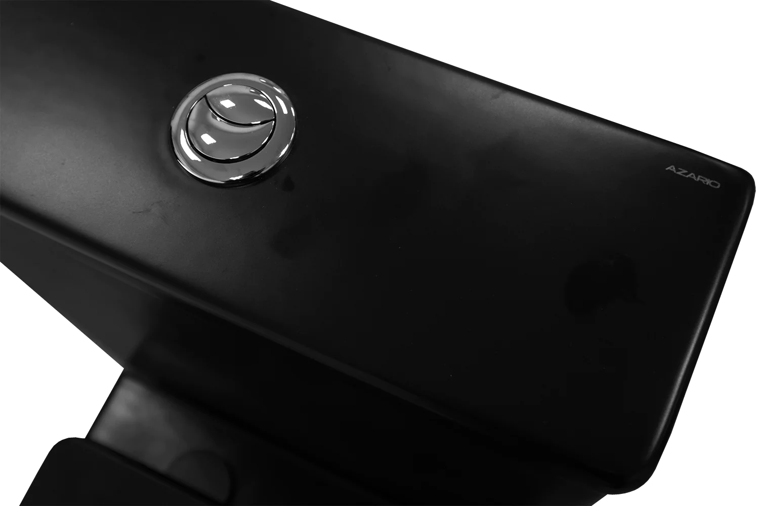 Унитаз-компакт Azario Black Queen 370х605х800 безободковый, с быстросъемным сиденьем микролифт, черный матовый (AZ-8380) — фото №12