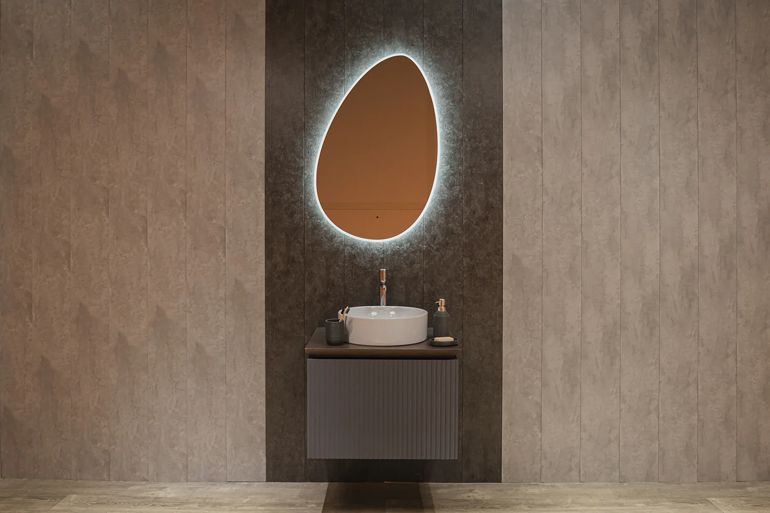 Зеркало AZARIO OMEGA 600х920 с подсветкой, бесконтактный сенсор с функцией диммера (LED-00002934) — фото №15
