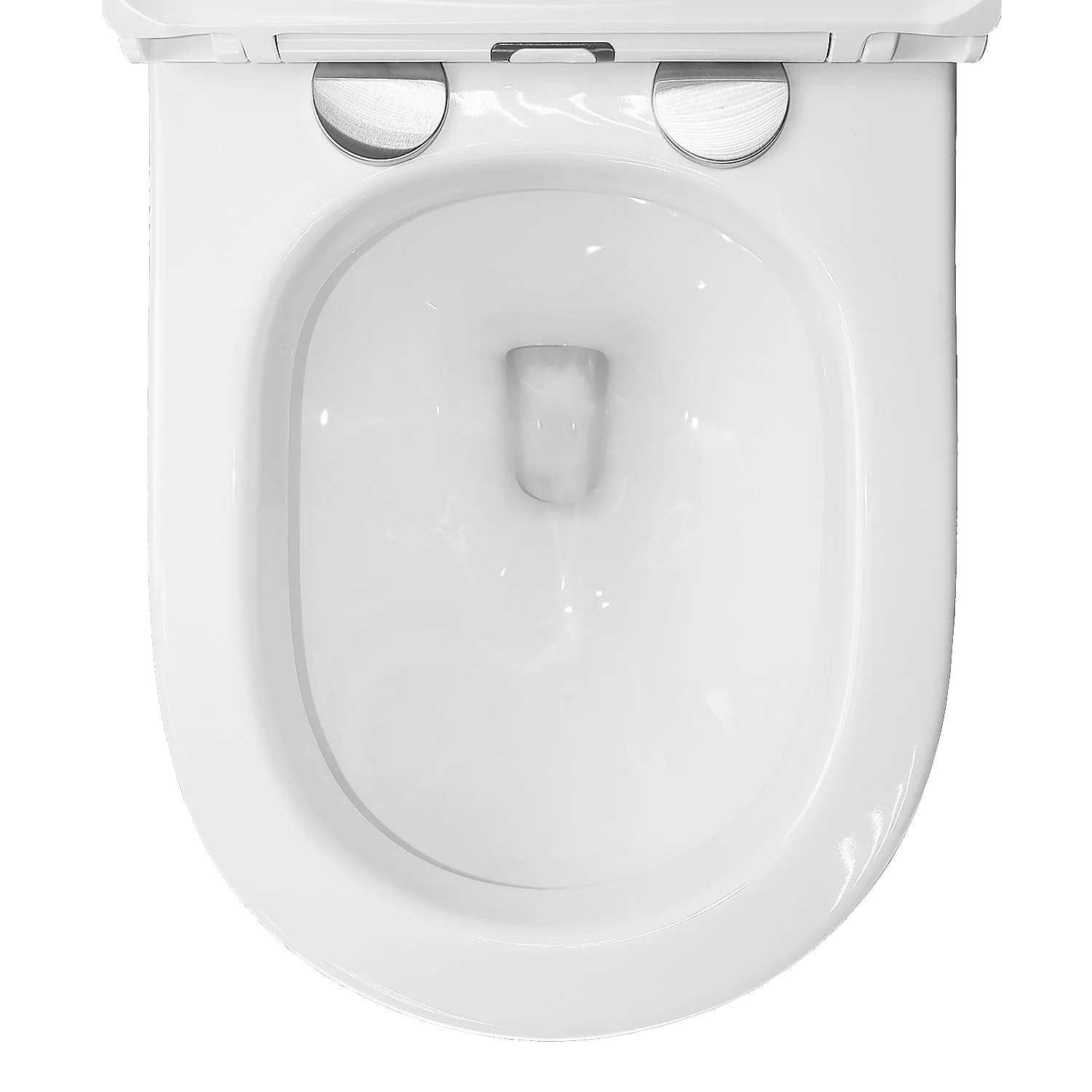 Унитаз импульсный Azario 360х570х375 подвесной, полукруглый, быстросъемное сиденье микролифт, монтажная рама в комплекте (AZ-102C) — фото №7