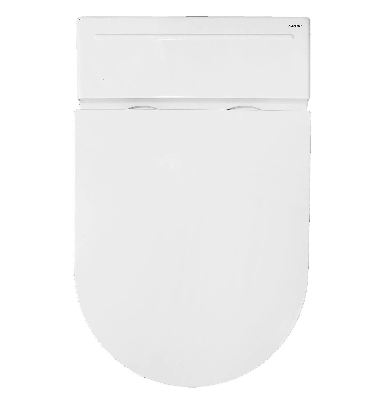 Унитаз импульсный Azario 360х570х375 подвесной, полукруглый, быстросъемное сиденье микролифт, монтажная рама в комплекте (AZ-102C) — фото №8