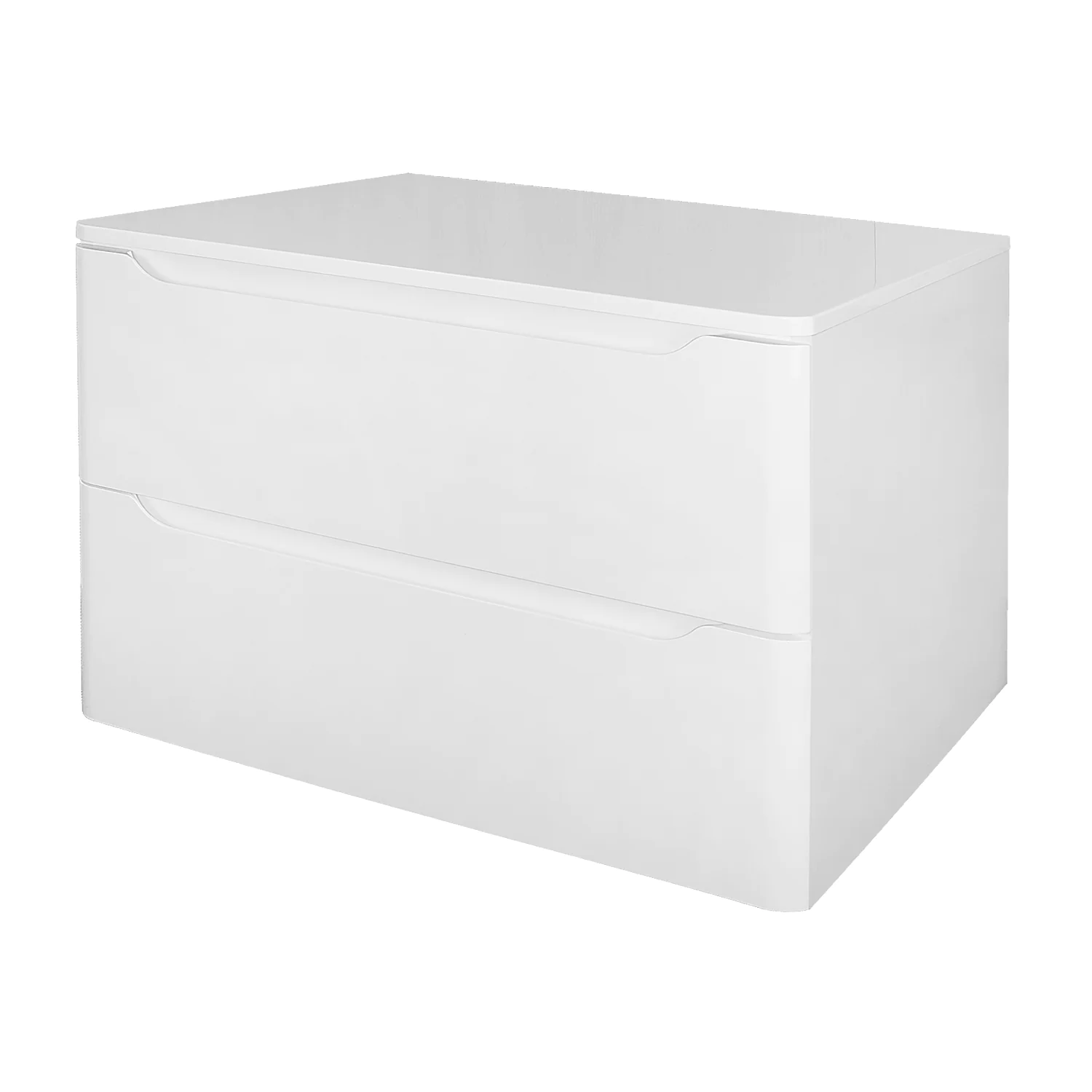 Тумба Azario LOTOS 70/2 700х460х500 подвесная, без раковины, белый гланцевый (CS00084143) — фото №1