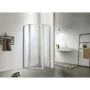 Душевое ограждение Azario RICHMOND 900х900х2000 5-угольный, БЕЗ ПОДДОНА, прозрачное стекло 6 мм, профиль серебро (AZ-NAG3231 900) — фото №2