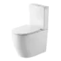 Унитаз напольный Azario LUMA TORNADO FLUSHING безободковый в комплекте с бачком и сиденьем микролифт, дюропласт. 595*360*820 мм (AZ-1253ST) — фото №2