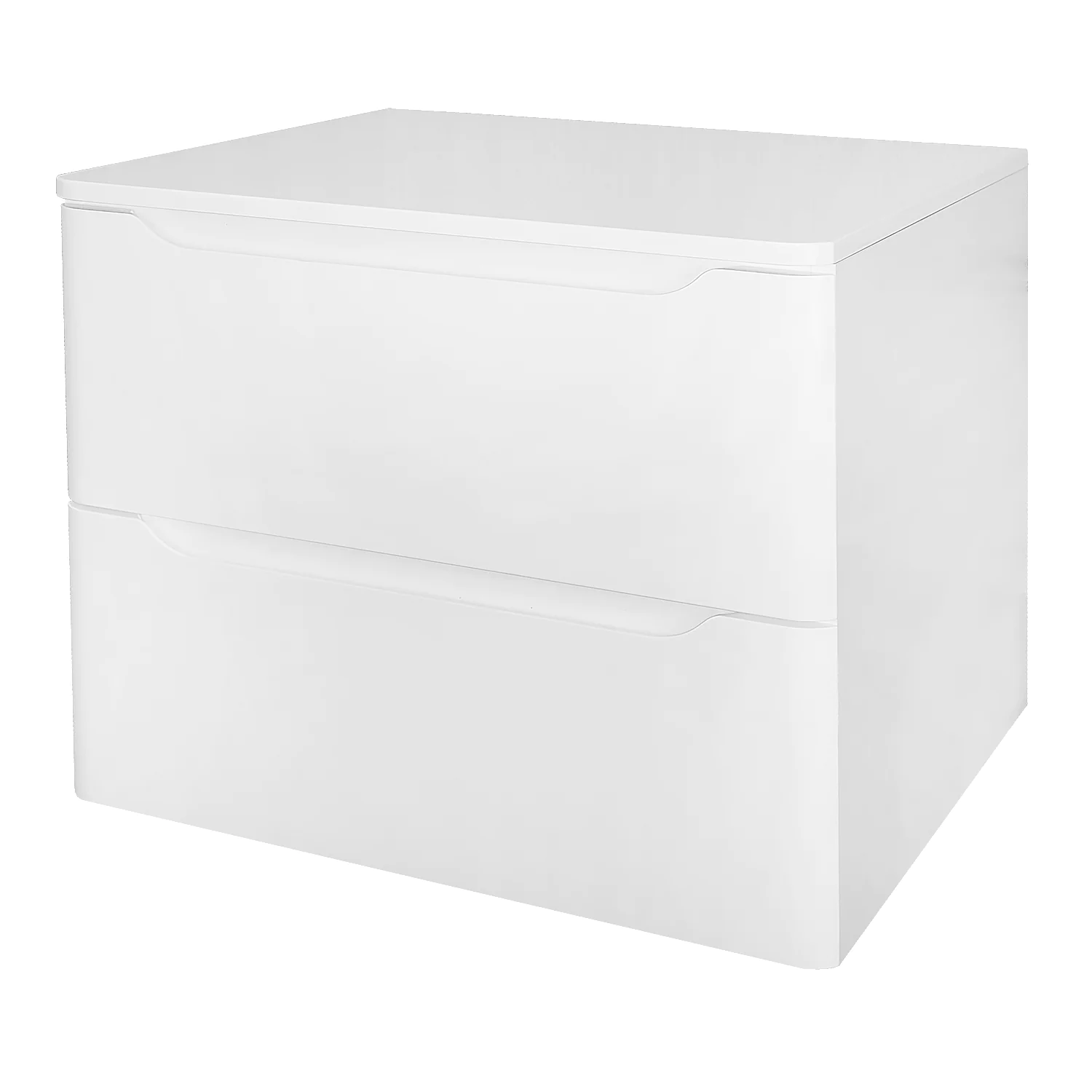 Тумба Azario LOTOS 60/2 600х460х500 подвесная, без раковины, белый глянцевый (CS00084142) — фото №1
