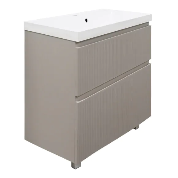 Комплект Azario Тумба Viola 80/2Н напольная БЕЖЕВЫЙ под раковину Астория 80 (CS00097141)