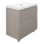Комплект Azario Тумба Viola 80/2Н напольная БЕЖЕВЫЙ под раковину Астория 80 (CS00097141)
