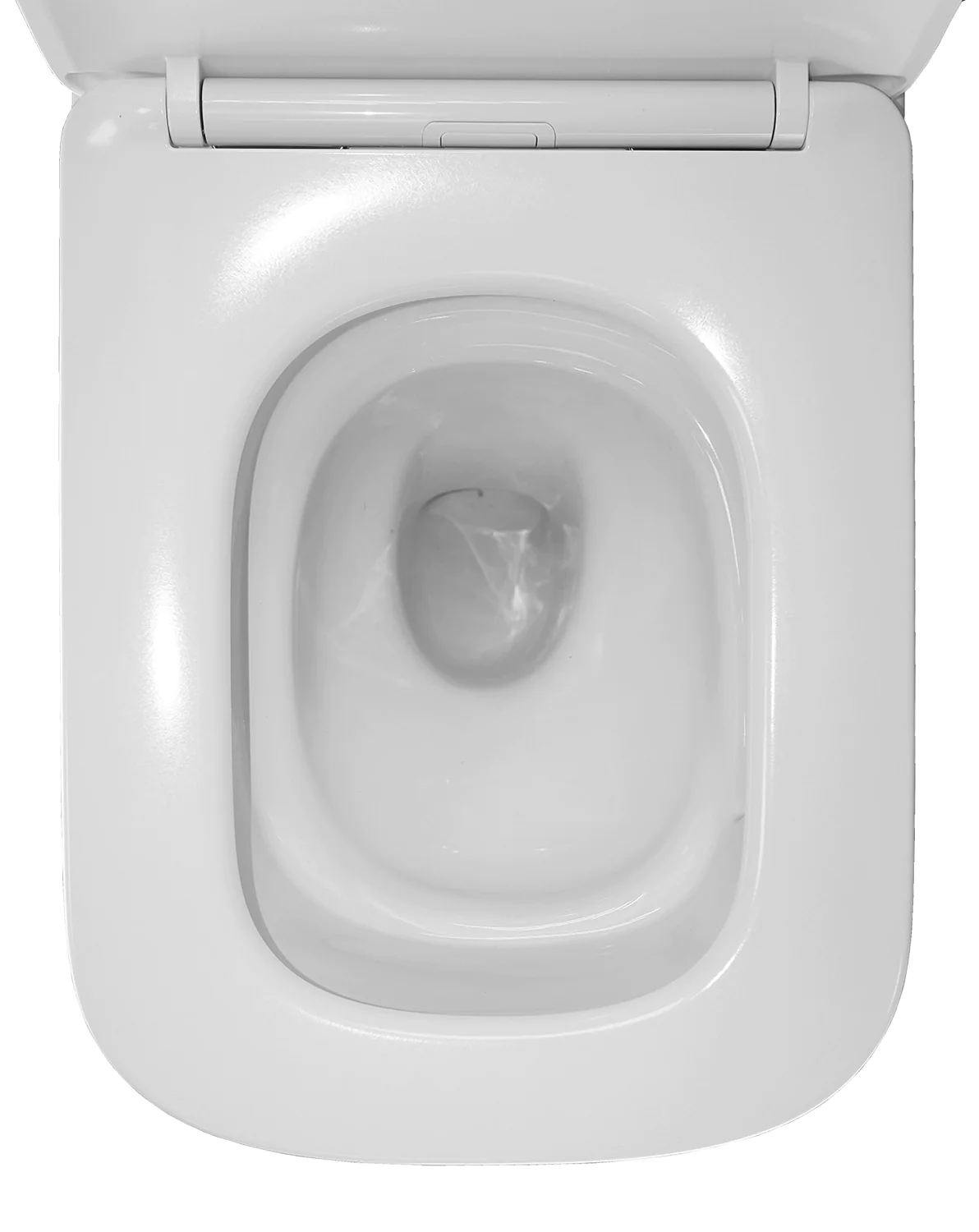 Унитаз подвесной Azario Cascad M 490x345x325 безободковый, система смыва «Скрытое Торнадо», с быстросъемным сиденьем микролифт (AZ-10002) — фото №10