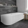 Ванна акриловая Azario LAGO BLANCO 1700х750х580 пристенная, правая, в комплекте с сифоном и металлической рамой (AZ-6724-1CR) — фото №5
