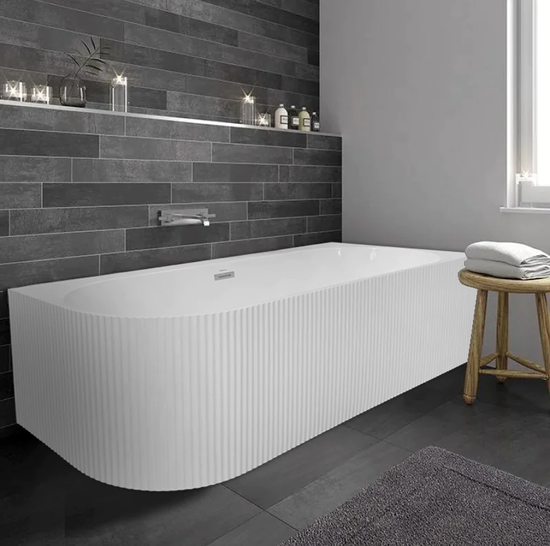 Ванна акриловая Azario LAGO BLANCO 1700х750х580 пристенная, правая, в комплекте с сифоном и металлической рамой (AZ-6724-1CR) — фото №5