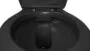 Унитаз подвесной Azario Keras matt black 520х370х360 безободковый, с быстросъемным сиденьем микролифт, черный матовый (AZ-99046B) — фото №5