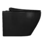 Унитаз подвесной Azario Keras matt black 520х370х360 безободковый, с быстросъемным сиденьем микролифт, черный матовый (AZ-99046B) — фото №9