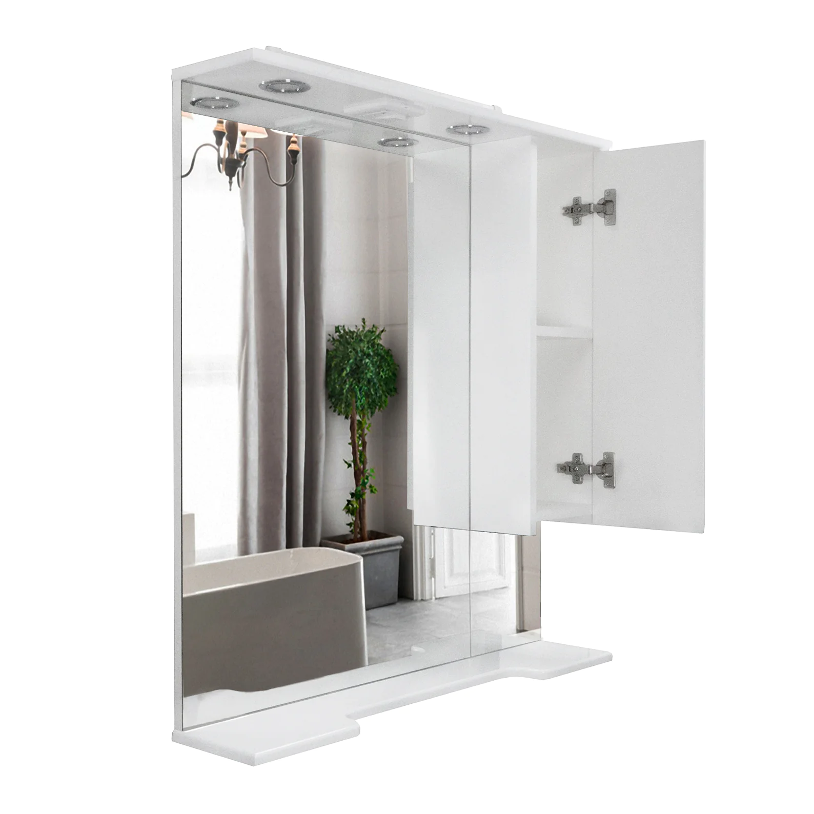 Зеркало-шкаф Эстима 80 правое (CS00094633) — фото №3