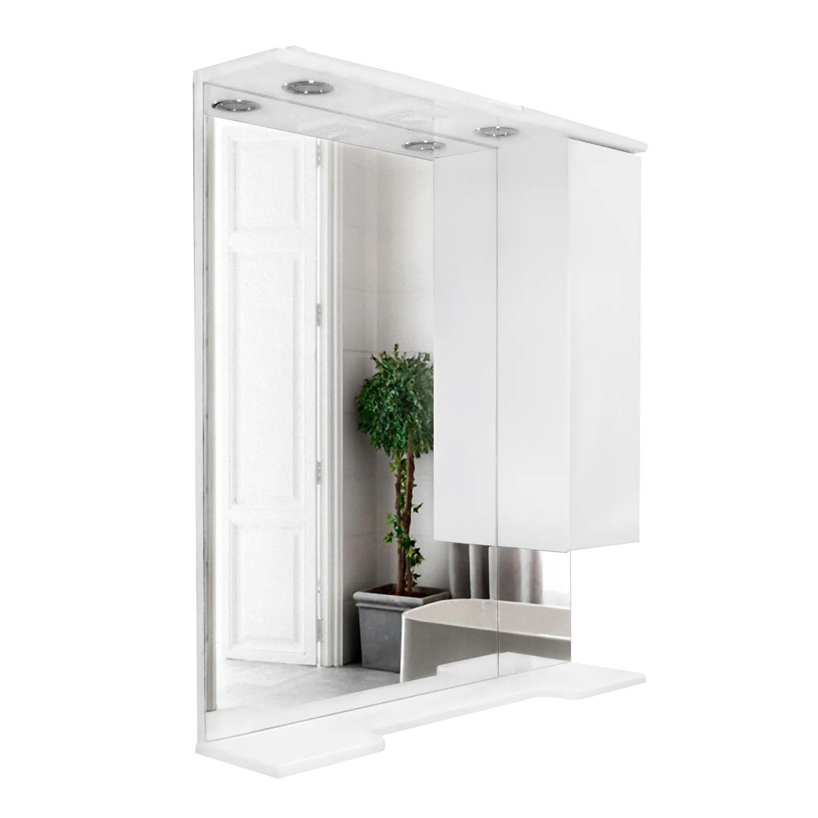 Зеркало-шкаф Эстима 80 правое (CS00094633) — фото №4