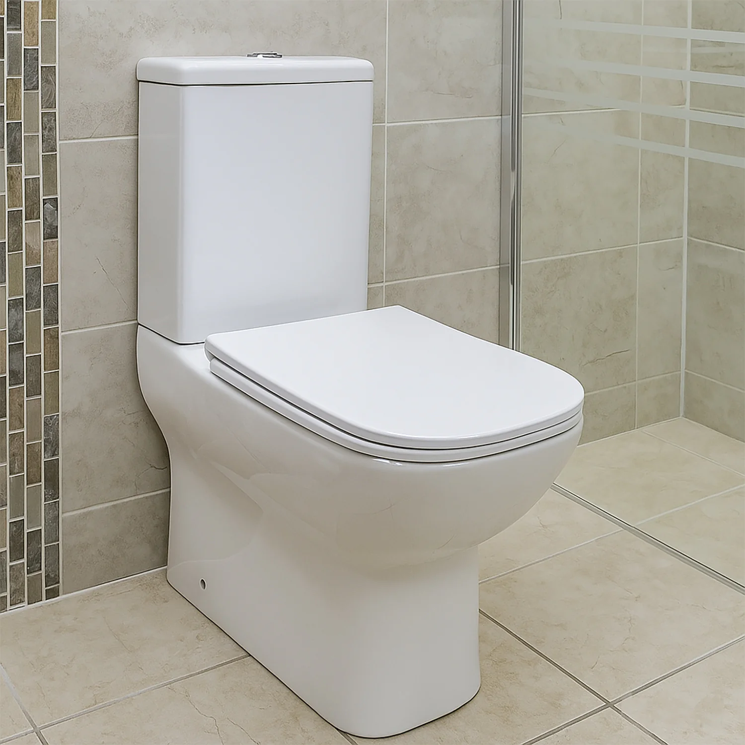 Унитаз-компакт Azario VARO 365х615х805 напольный, безободковый,с быстросъемным сиденьем Микролифт, дюропласт (AZ-2171-1) — фото №15