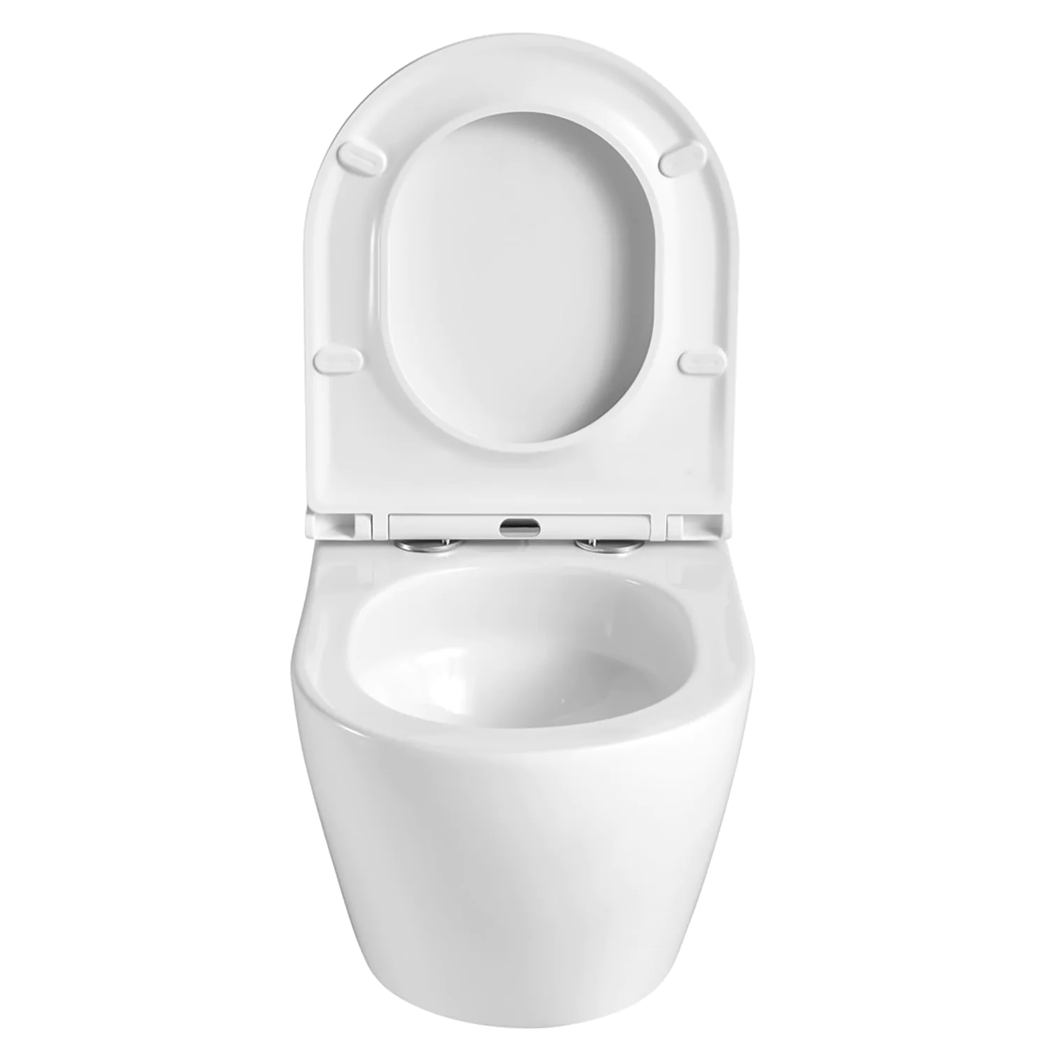 Сет: Инсталляция для подвесного унитаза AZARIO FORTE + подвесной унитаз Azario Grado безободковый, слив «скрытое Торнадо + Кнопка смыва AZARIO FORTE хром глянцевый (AZ-100-100F+AZ-0046-UQ3+AZ-100-002F) — фото №7