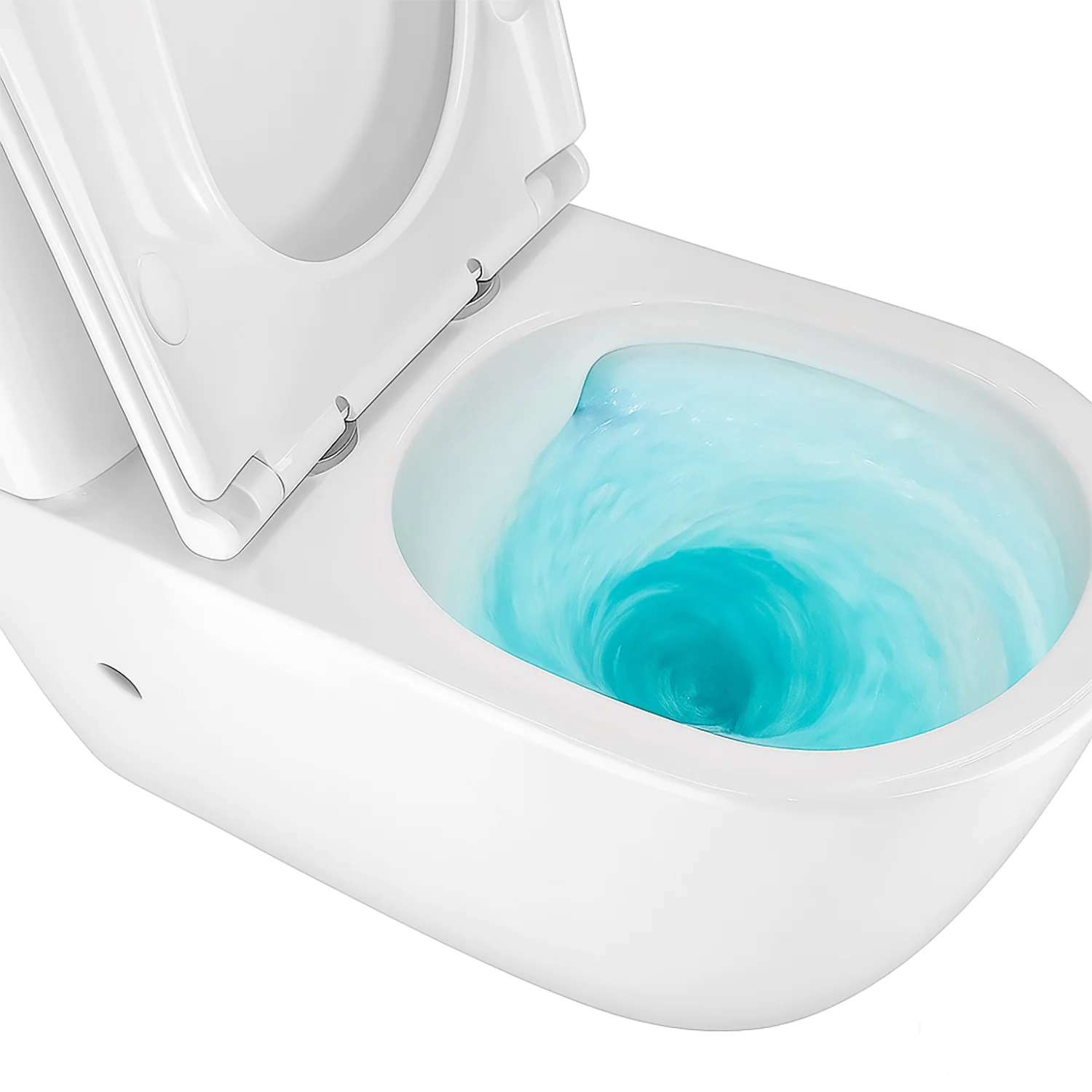 Унитаз-компакт Azario RIANO 355х620х790 напольный, безободковый, слив «Торнадо» с быстросъемным сиденьем «Микролифт» (AZ-1307A) — фото №15