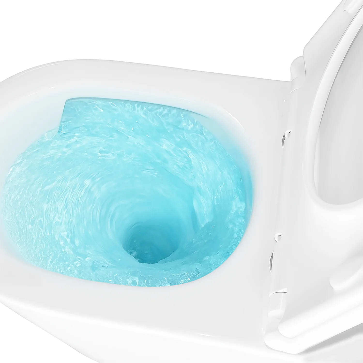 Унитаз подвесной Azario LANDER 345х490х350 безободковый, смыв «Скрытое Торнадо», с быстросъемным сиденьем «Микролифт» (AZ-2802E) — фото №14