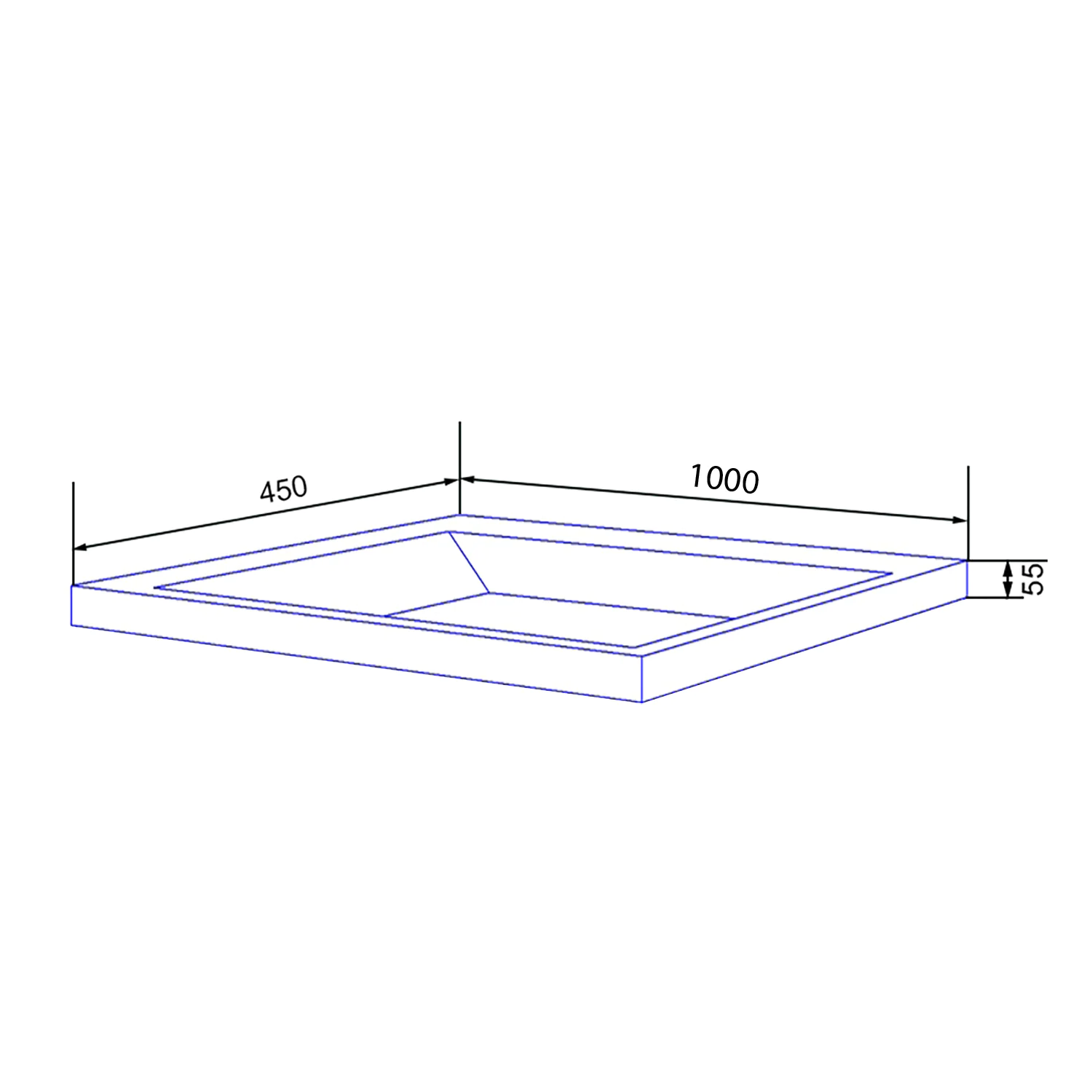 Комплект Тумба Azario ARMARIO 100/2 1000х450х585 подвесная, с раковиной CLASSIK 100, белый глянцевый (CS00096974) — фото №7